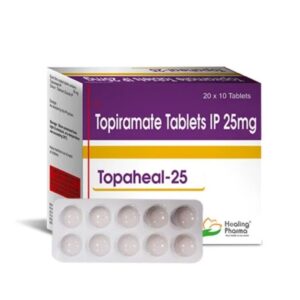 Topaheal 25mg Tablets | 100-Count | TOPIRAMATE