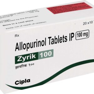 Zyrik 100mg Tablets | 100-Count | ALLOPURINOL