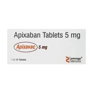 Apixavac 5mg Tablets | 100-Count | APIXABAN