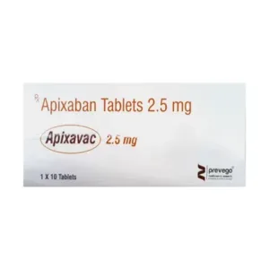 Apixavac 2.5mg Tablets | 100-Count | APIXABAN