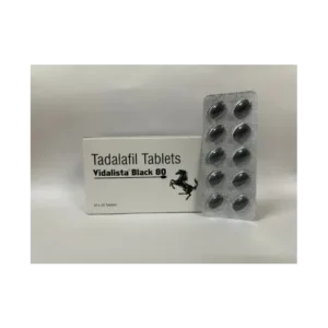 Vidalista Black 80mg Tablets | 100-Count | TADALAFIL