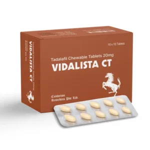 Vidalista Ct 20mg Tablets | 100-Count | TADALAFIL