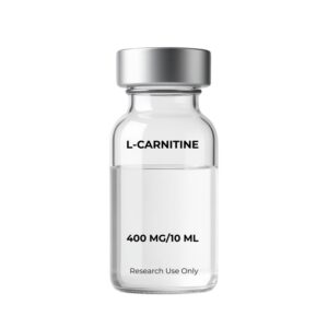 L-Carnitine 400mg/10ml | 10-Vial Kit | 4,000mg Total | Fatty Acid Oxidation Research