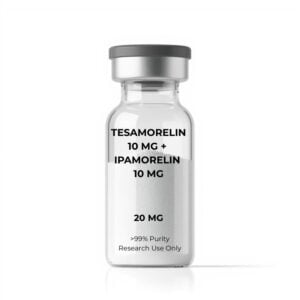 Tesamorelin 10mg + Ipamorelin 10mg Blend 20mg | 10-Vial Kit | GHRH+GHRp Blend